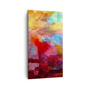 Obraz na plátně - Podívat se doprostřed duhy - 45x80 cm