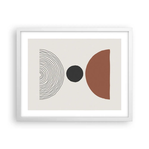 Plakát v bílém rámu - V centru pozornosti - 50x40 cm