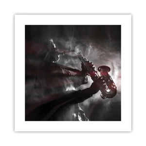 Plakát - V oparu jazzu - 40x40 cm