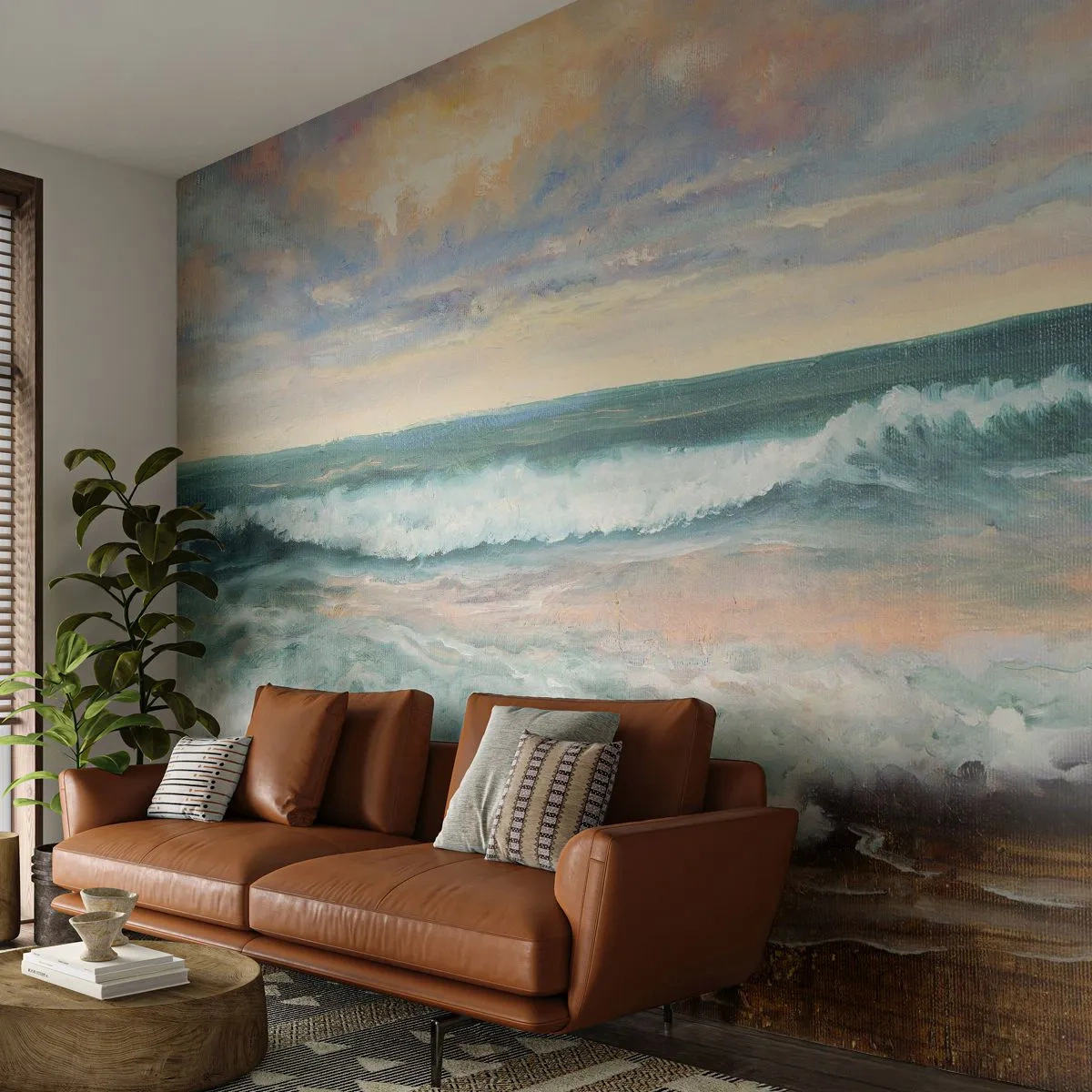 Fototapeta Premium Sand - Tady uhladíš duši - Krajina, Moře, Pobřeží - 150x105 cm