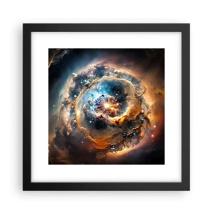 Plakát v černém rámu - Začátek - 30x30 cm