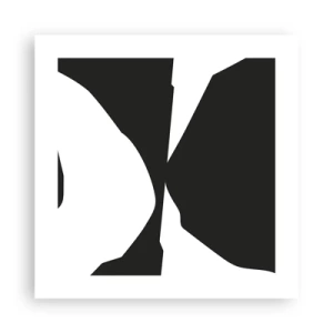 Plakát - Positive-negative - 40x40 cm