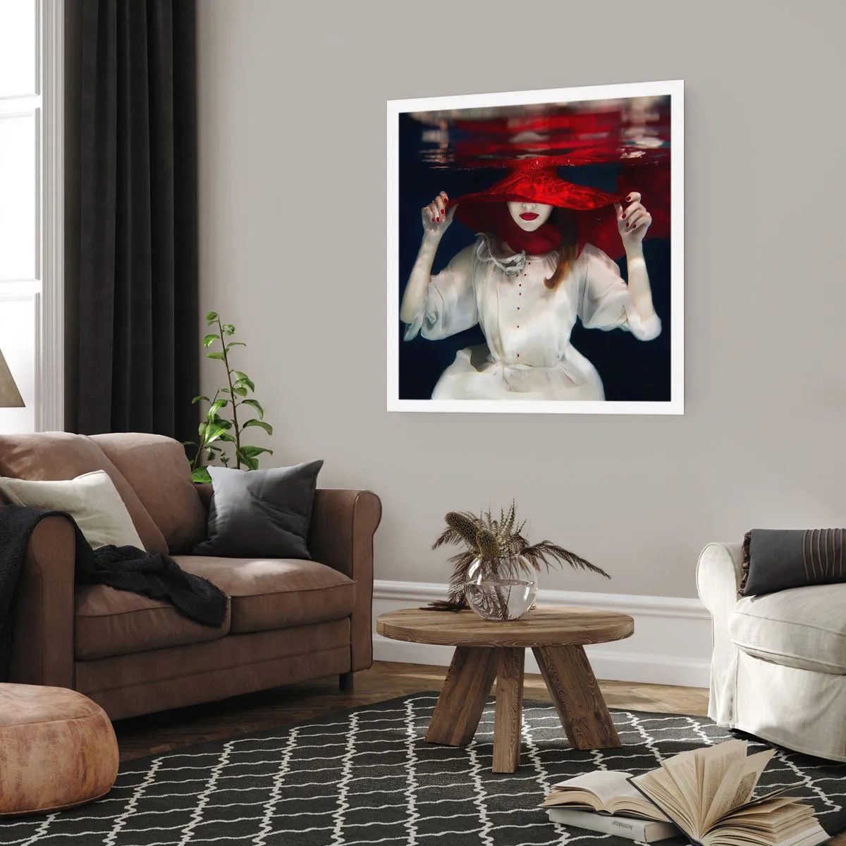 Plakát - Divoženka - 40x40 cm