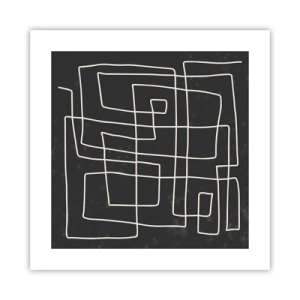 Plakát - Není to tak jednoduché - 40x40 cm