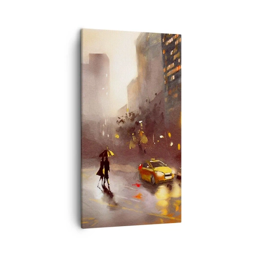 Obraz na plátně - Ve světlech New Yorku - 45x80 cm