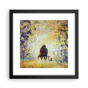 Plakát v černém rámu - Magický okamžik - 30x30 cm