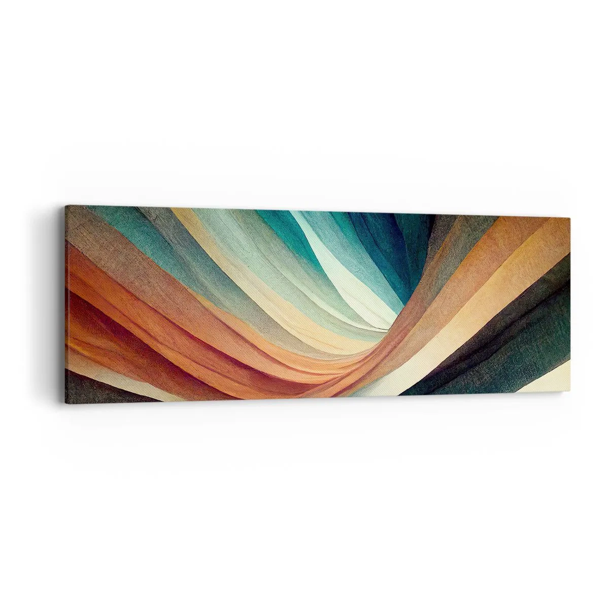 Obraz na plátně - Utkané z barev - 90x30 cm