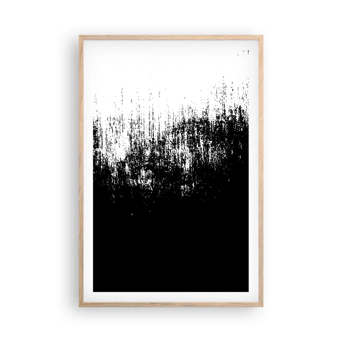 Plakát v rámu světlý dub - Vítězem se stává… - 61x91 cm