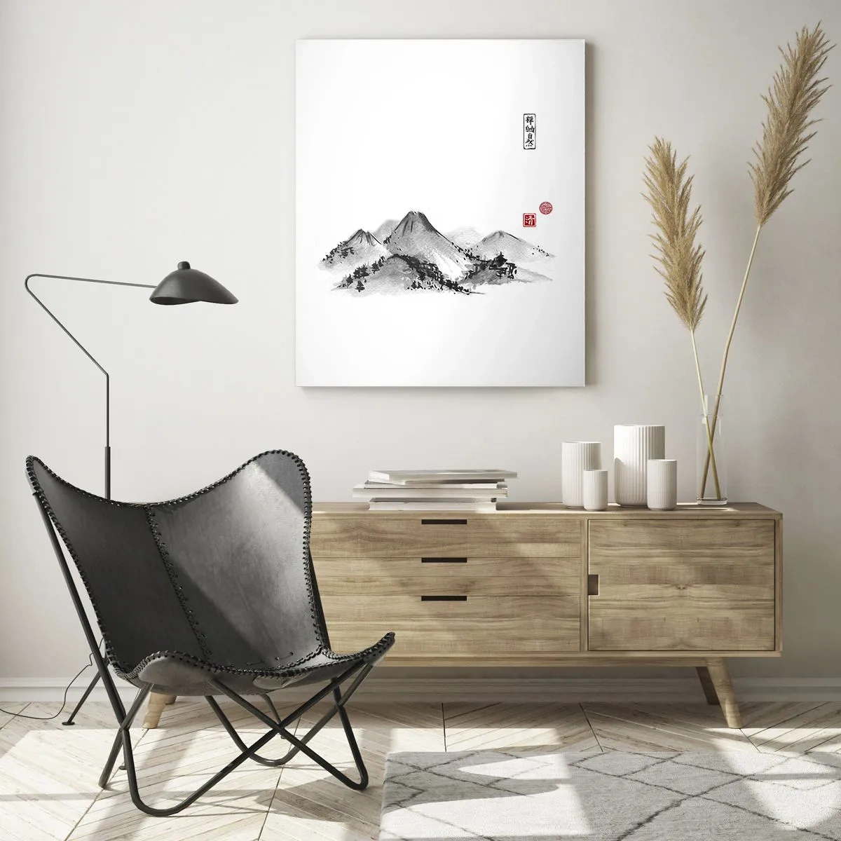 Obraz na skle - Za hranicí vzdálenosti - 50x70 cm