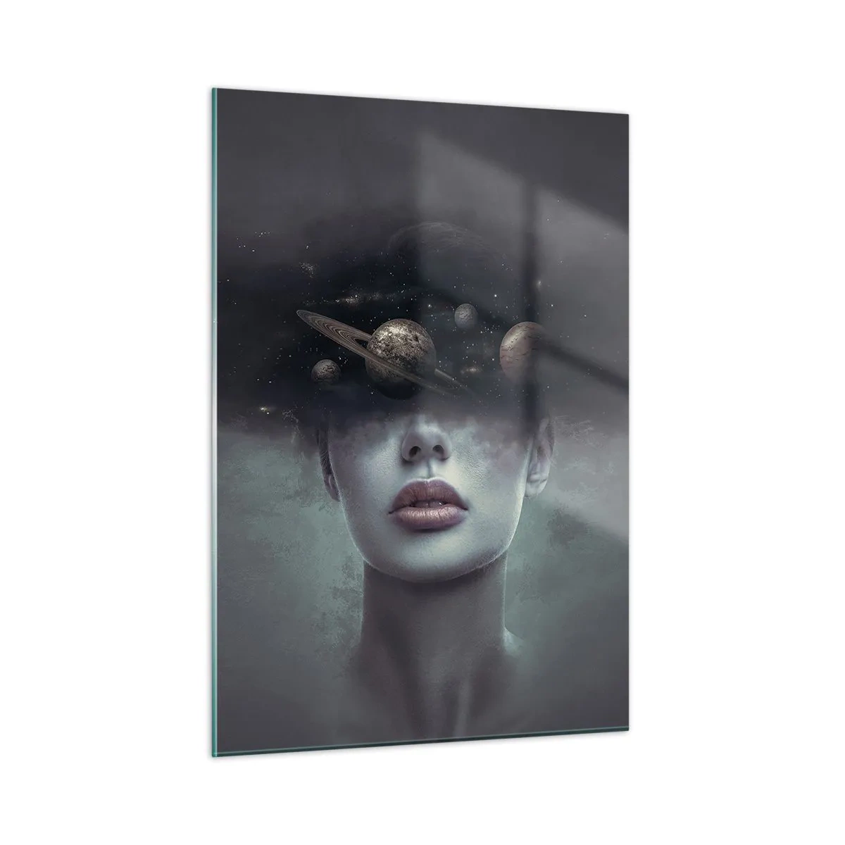 Obraz na skle - A planety… - 50x70 cm