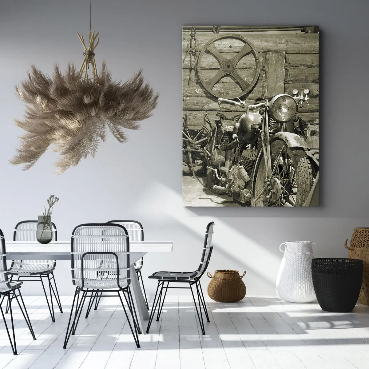 Obraz na plátně - V kůlně strýce Vládi - 50x70 cm