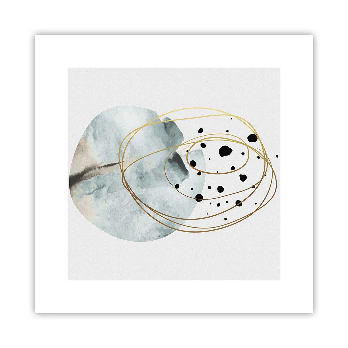 Plakát - V objetí prostoru - 30x30 cm