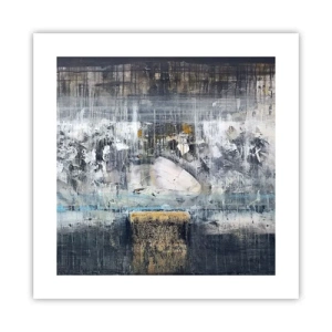 Plakát - Jako na ledě, tak i na hroudě - 40x40 cm