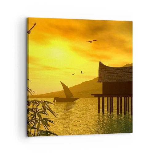 Obraz na plátně - Vytoužený klid - 60x60 cm
