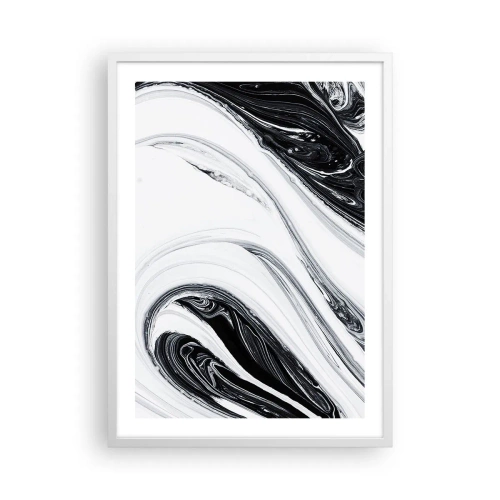 Plakát v bílém rámu - Spojení protikladů - 50x70 cm