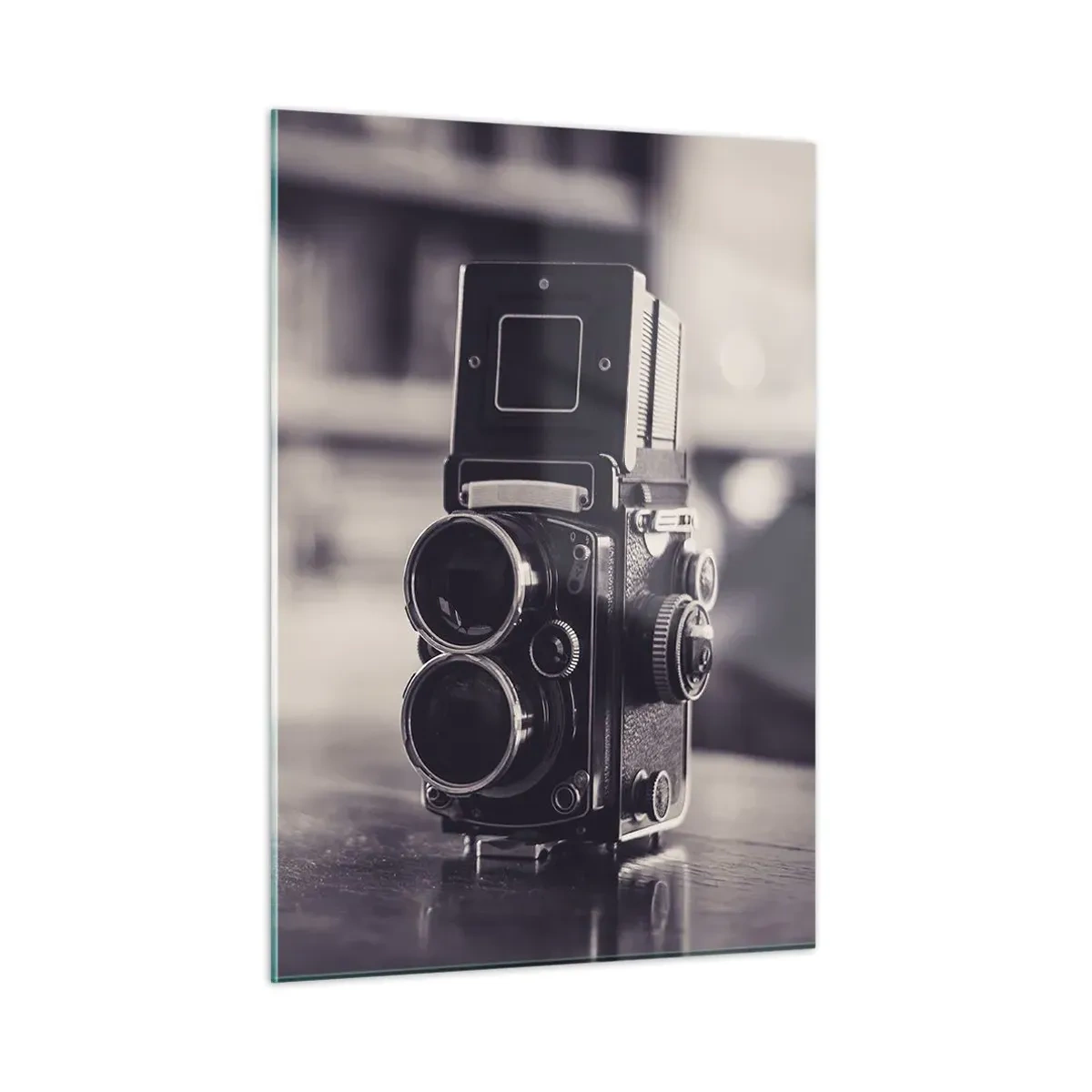 Obraz na skle - Kouzlo staré fotografie - 50x70 cm