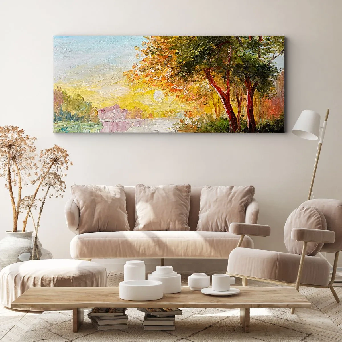 Obraz na plátně - Et in Arcadia ego - 160x50 cm