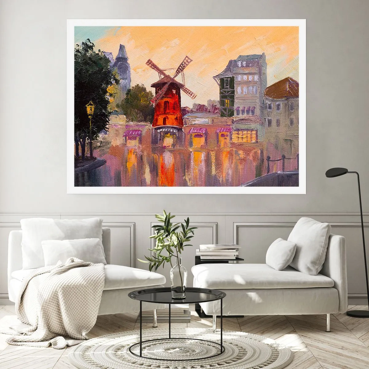 Plakát - Pařížské ikony – Moulin Rouge - 100x70 cm