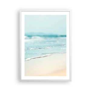 Plakát v bílém rámu - Teplo a hluk - 50x70 cm