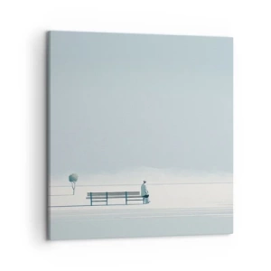 Obraz na plátně - Ano, čekám. - 50x50 cm