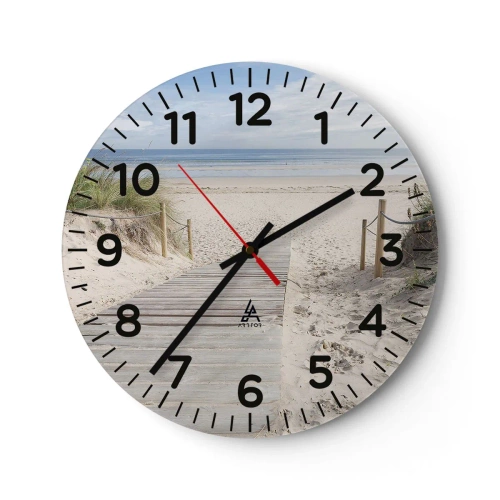 Nástěnné hodiny - Až k horizontu - 40x40 cm