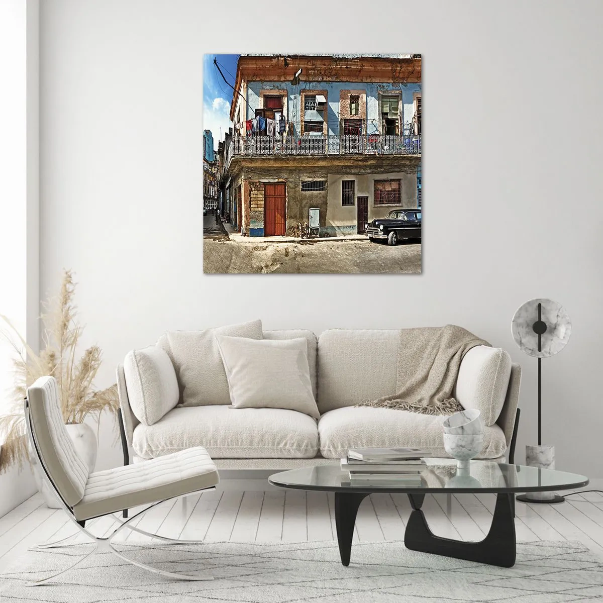 Obraz na skle - Havajský nádech - 60x60 cm