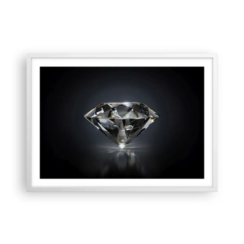 Plakát v bílém rámu - Best girls friend - 70x50 cm