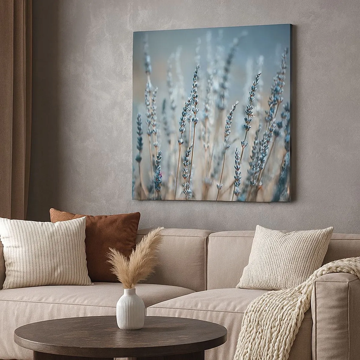 Obraz na plátně - Voňavý lán - 30x30 cm