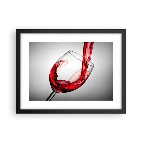 Plakát v černém rámu - Barva - pohyb - zvuk - 40x30 cm