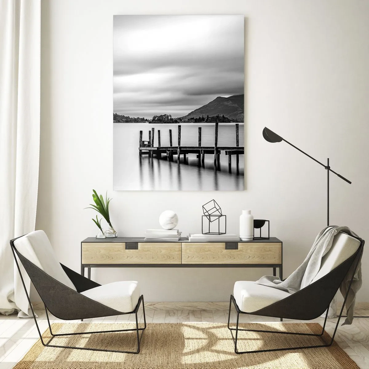Obraz na skle - Jemnost a síla - 50x70 cm