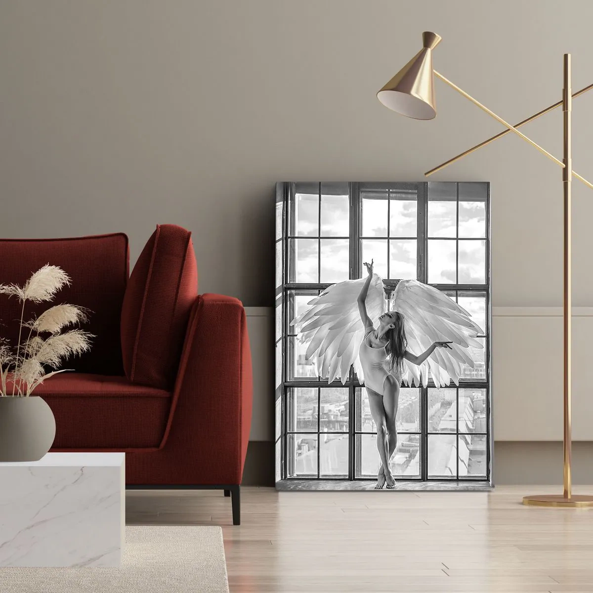 Obraz na plátně - Město andělů? - 55x100 cm