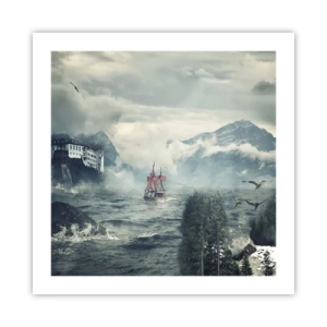 Plakát - V kouzelných vodách - 50x50 cm