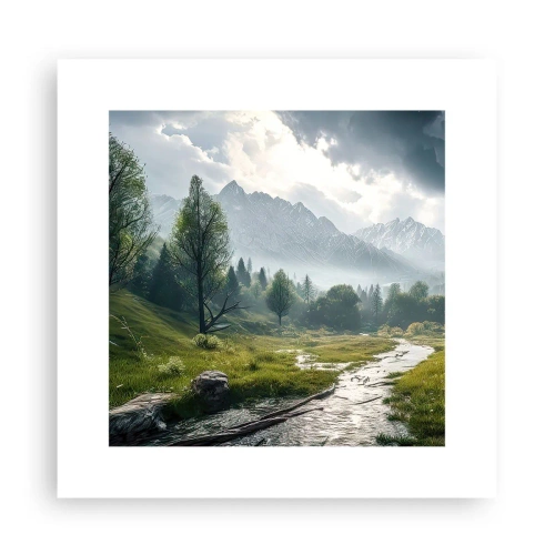 Plakát - Tam a zpět - 30x30 cm