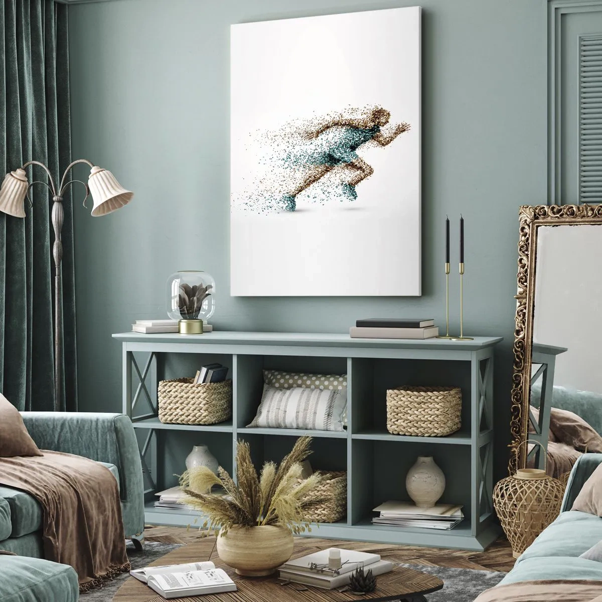 Obraz na plátně - Život je běh - 55x100 cm