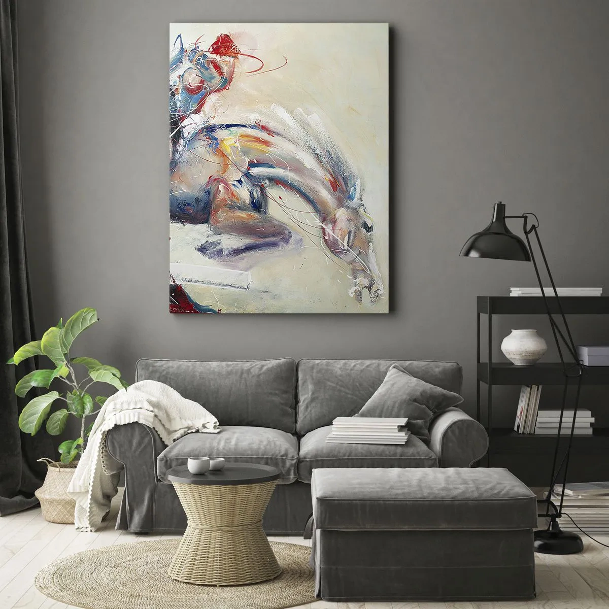 Obraz na plátně - Drž se, letíme - 45x80 cm