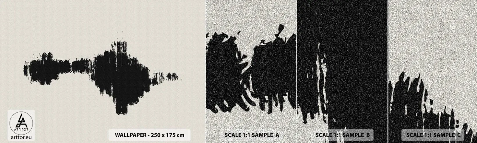 Vzor Fototapety Premium Sand - Vibrace představivosti - Moderní, Abstrakce, skandinávský - 100x30 cm