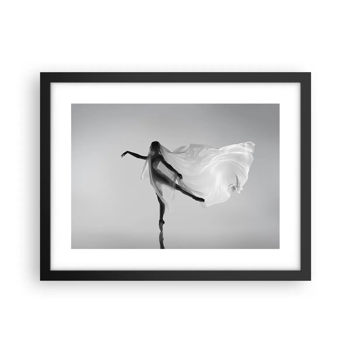 Plakát v černém rámu - Lehkost a půvab - 40x30 cm