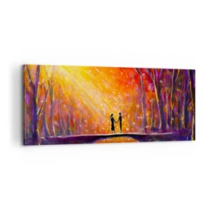 Obraz na plátně - Nebe je taky miluje - 100x40 cm