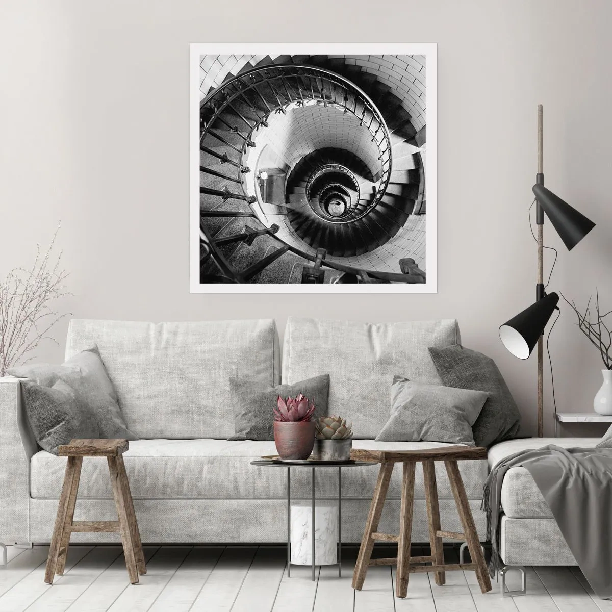 Plakát - Jen výš a výš - 50x50 cm