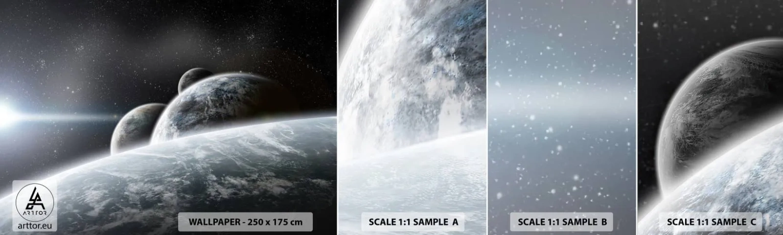 Fototapeta Vzorek Standard Eco - Vesmírná hudba sfér - Astronomie, Kosmos, Galaxie - 100x30 cm