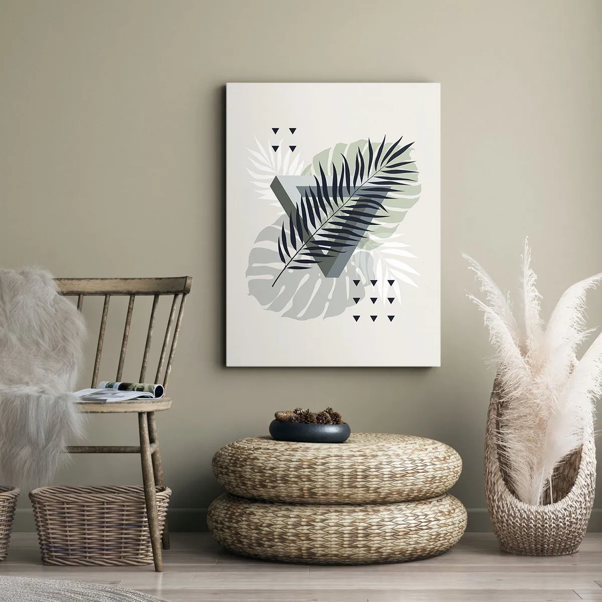 Obraz na plátně - Příroda a geometrie – dva řády? - 50x70 cm