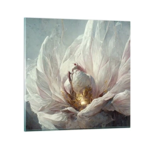 Obraz na skle - Rozkvétá jednou za sto let - 40x40 cm