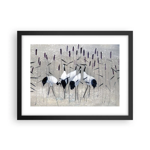 Plakát v černém rámu - Mezi svými - 40x30 cm