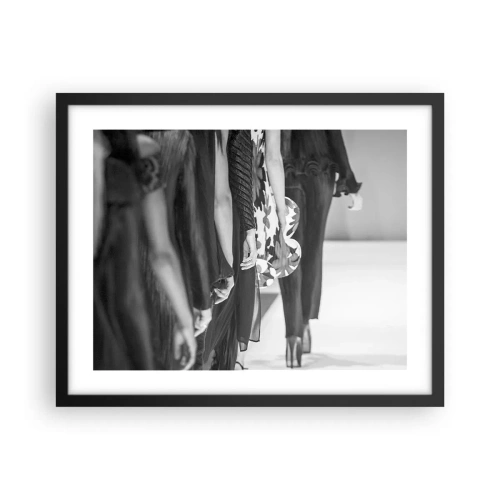 Plakát v černém rámu - Stylový průvod - 50x40 cm