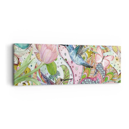 Obraz na plátně - Zamotané do lián - 90x30 cm