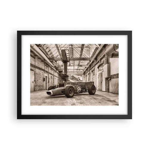 Plakát v černém rámu - Odpočinek vítěze - 40x30 cm