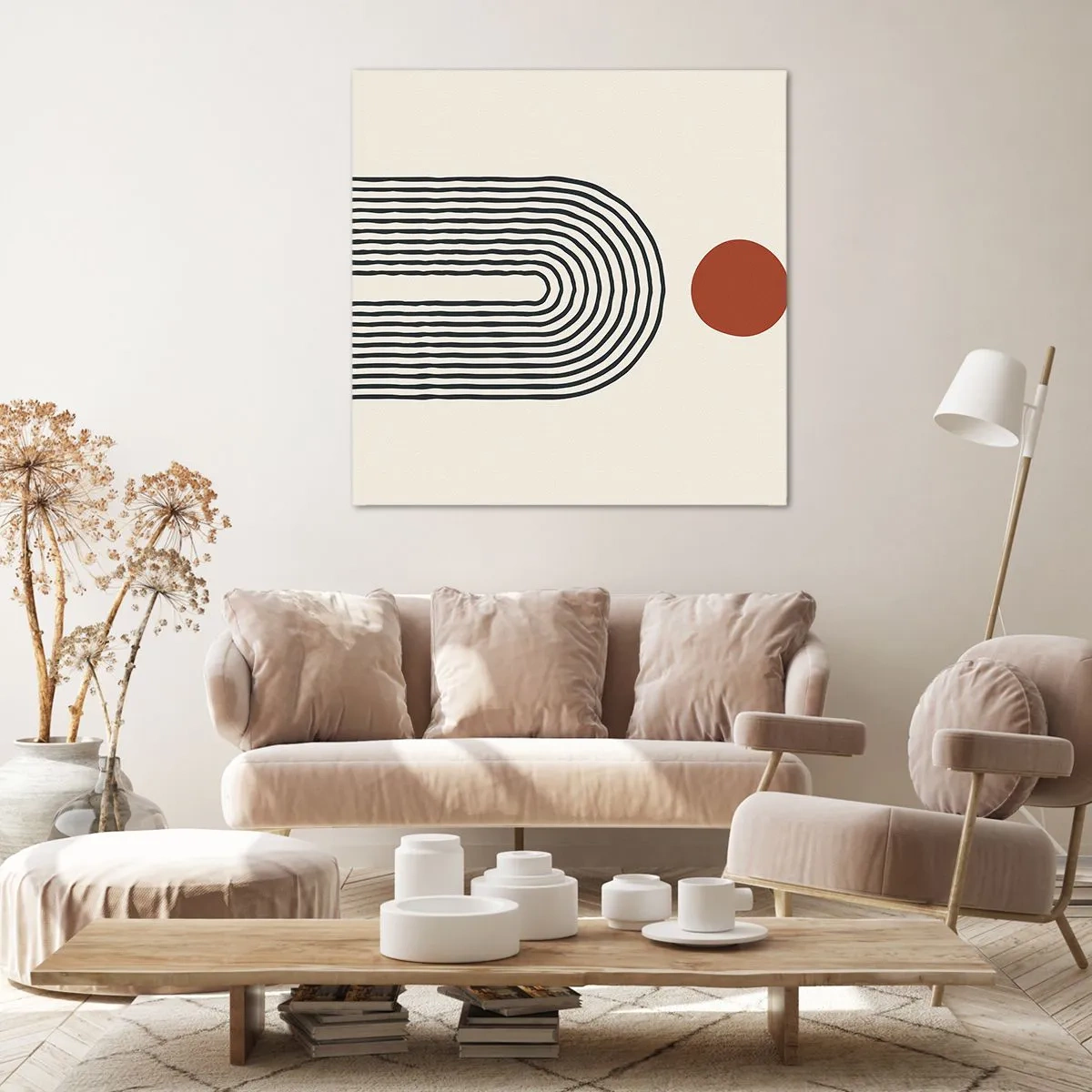 Obraz na plátně - Magnetismus tvarů a barev - 60x60 cm