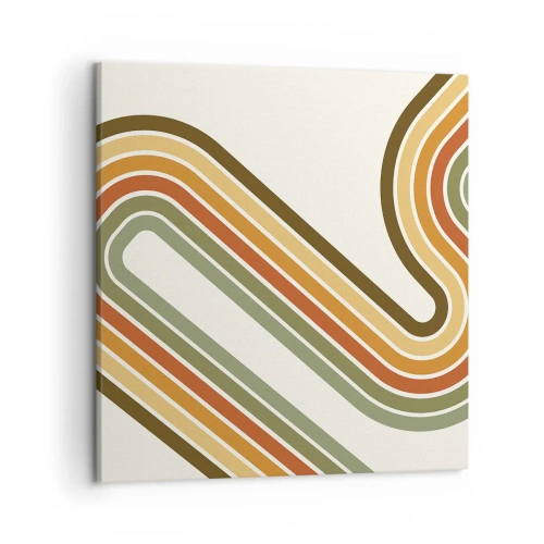 Obraz na plátně - Kličkování do cíle - 50x50 cm