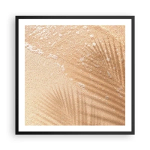 Plakát v černém rámu - Stín horkého léta - 60x60 cm