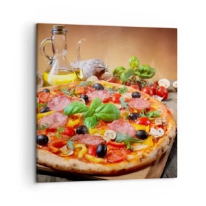 Obraz na plátně - Se skutečně italskou chutí - 50x50 cm